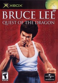 Bruce Lee Quest of the Dragon Xbox US box art